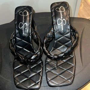 Jessica Simpson black heels